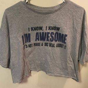 Cropped short sleeve